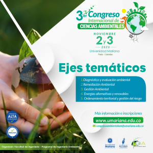 3er Congreso Internacional de Ciencias Ambientales