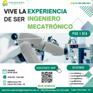 Vive la experiencia de ser Ing. Mecatrónico por un día