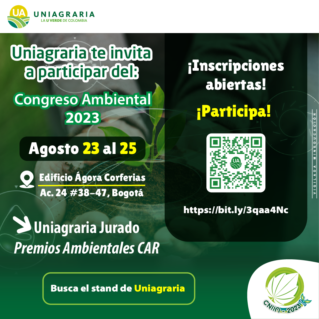 Uniagraria te invita a participar del Congreso Ambiental 2023