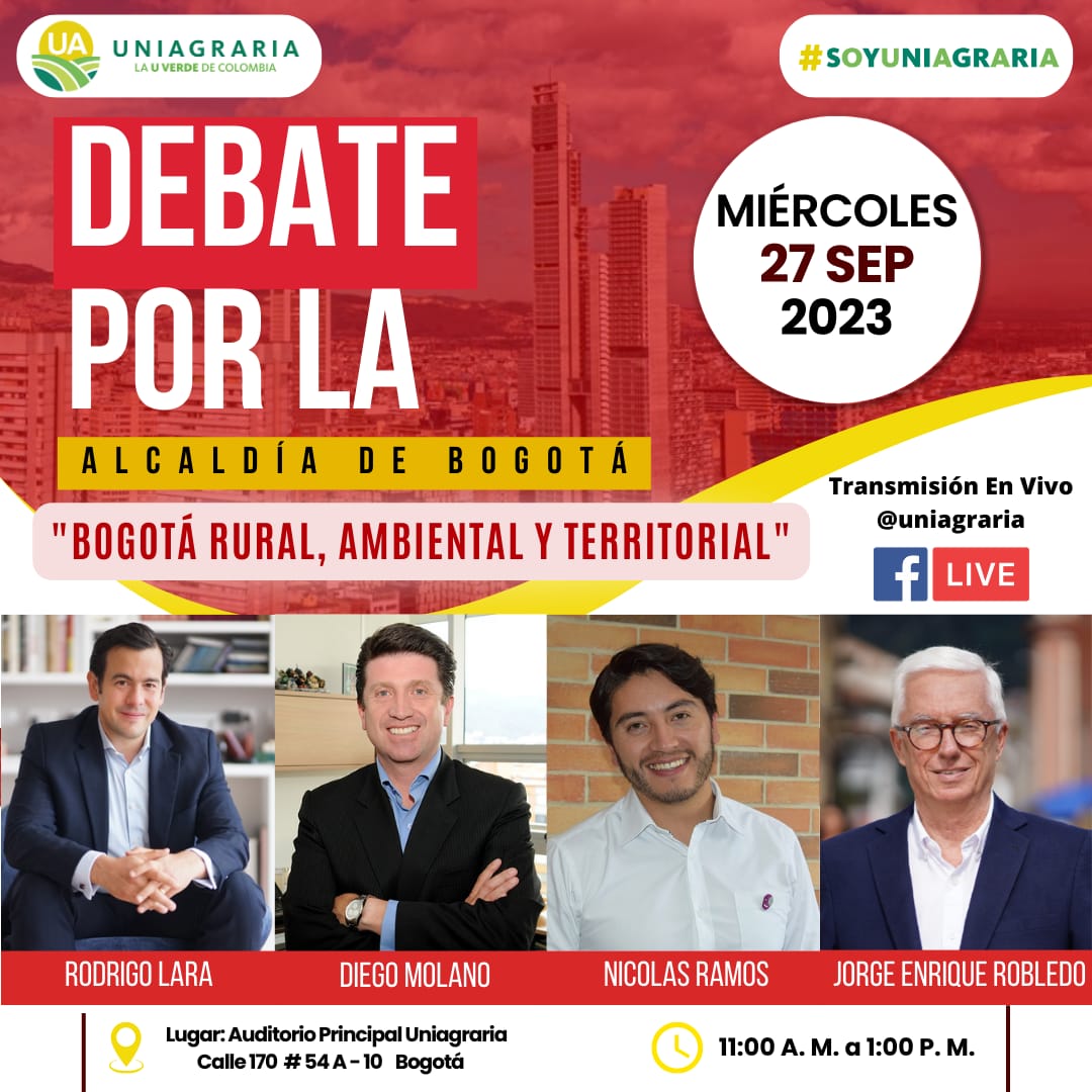 Debate por la Alcaldía de Bogotá “Bogotá Rural, Ambiental y Territorial”