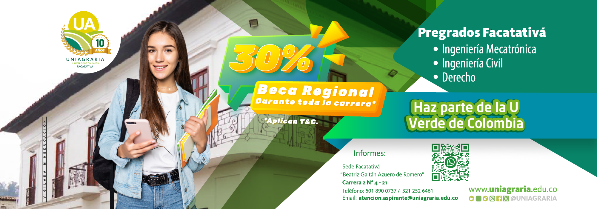 Banner beca Facatativá