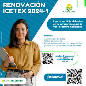 Renovación crédito ICETEX 2024-1