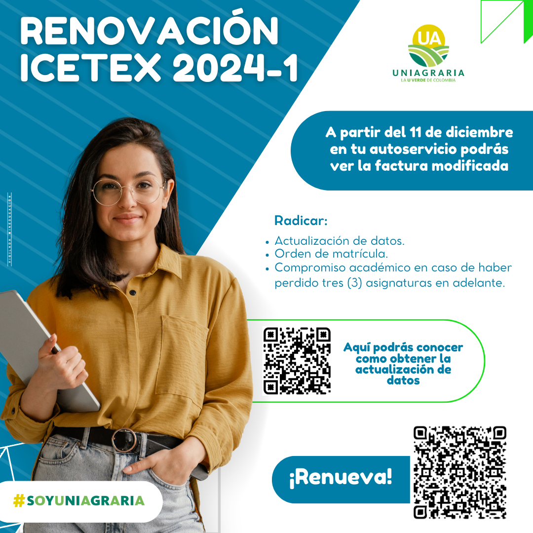 Renovación crédito ICETEX 2024-1