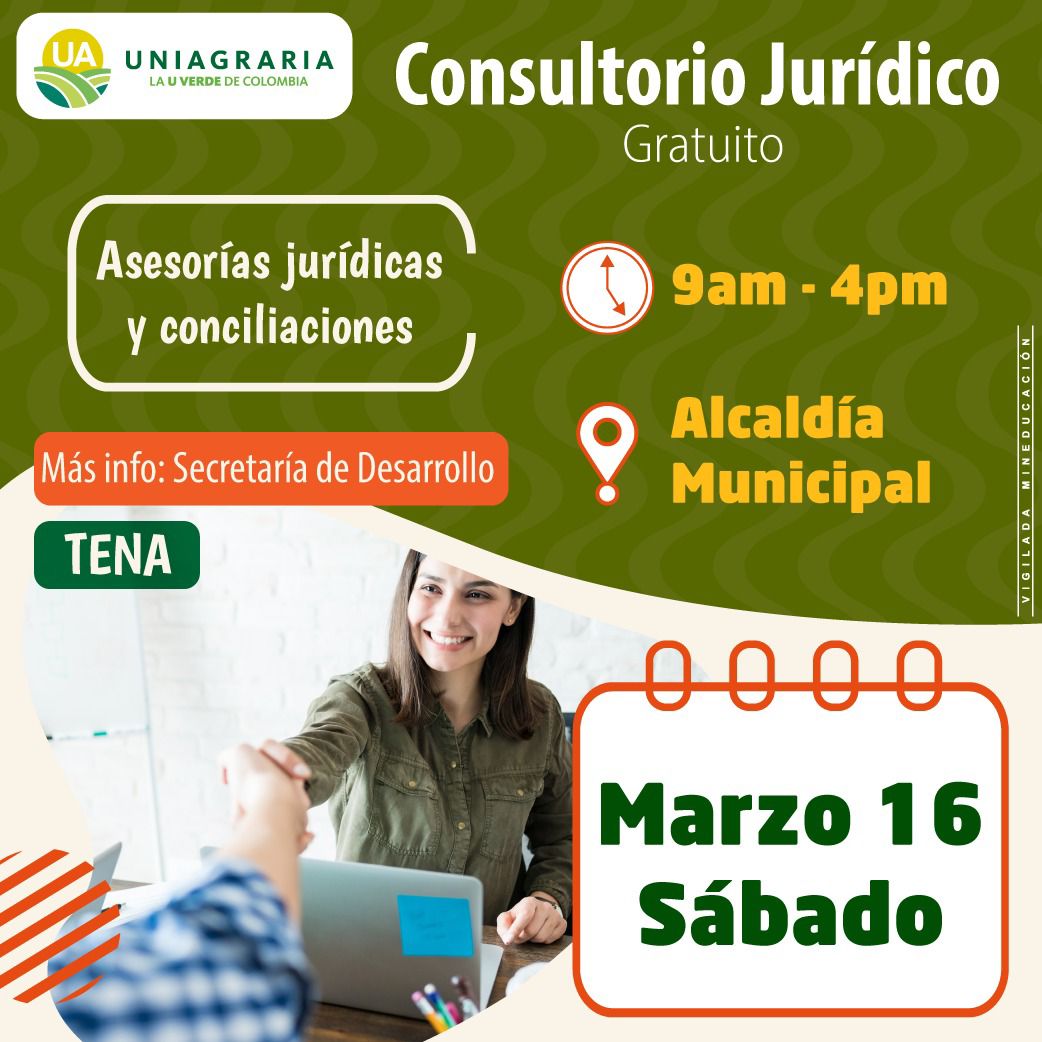 Consultorio Jurídico gratuito – Asesorías jurídicas y conciliaciones en Tena