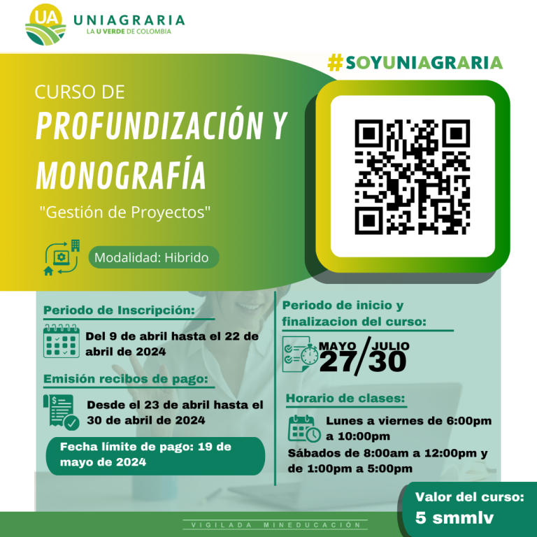 Curso de profundización y monografía – Gestión de proyectos