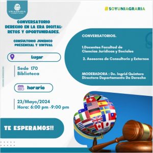 Conversatorio – Derecho en la era digital: Retos y oportunidades