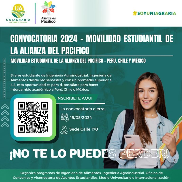 Convocatoria 2024 – Modalidad estudiantil de la Alianza del Pacifico