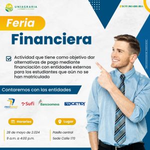 Feria financiera en Uniagraria