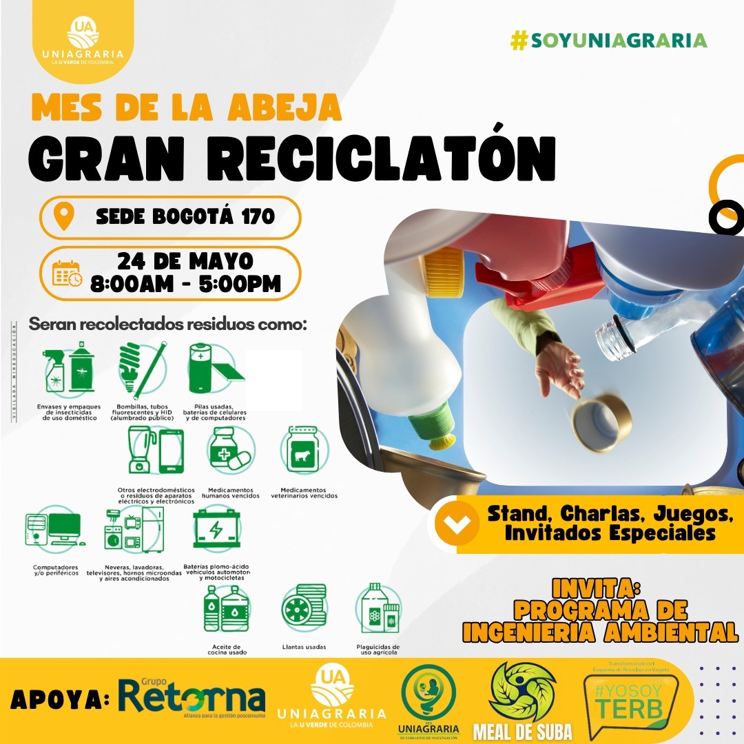 Mes de la abeja – Gran reciclatón