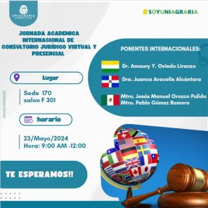 Jornada académica Internacional de Consultorio Jurídico virtual y presencial