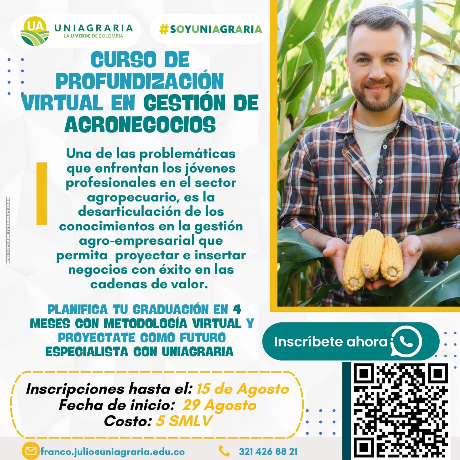 ¡Aprovecha nuestros descuentos! estudia Ingeniería Ambiental