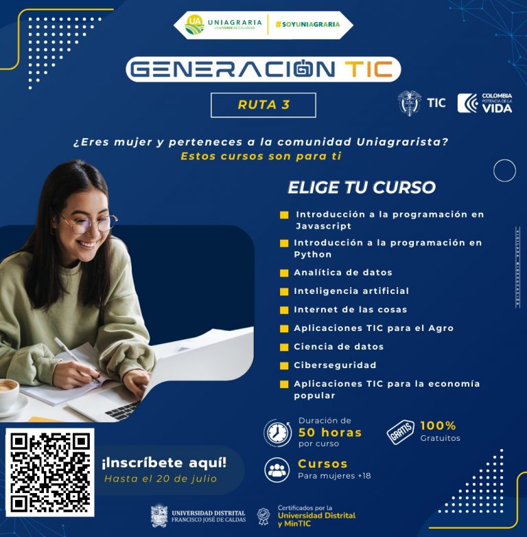 Generación TIC – ¿Eres mujer y perteneces a la comunidad Uniagrarista?
