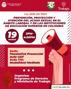 Prevención, protección y atención del acoso sexual en el ámbito laboral y en las instituciones de educación superior en Colombia