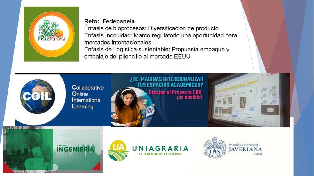 Buenas Prácticas de Aprendizaje en el Aula con la Metodología COIL de la Maestría en Ingeniería: Impulso a la Innovación y Colaboración Internacional en la Agroindustria Colombiana