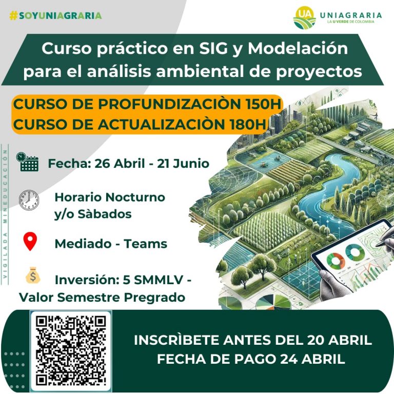 Curso práctico en SIG y Modelación para el análisis ambiental se proyectos