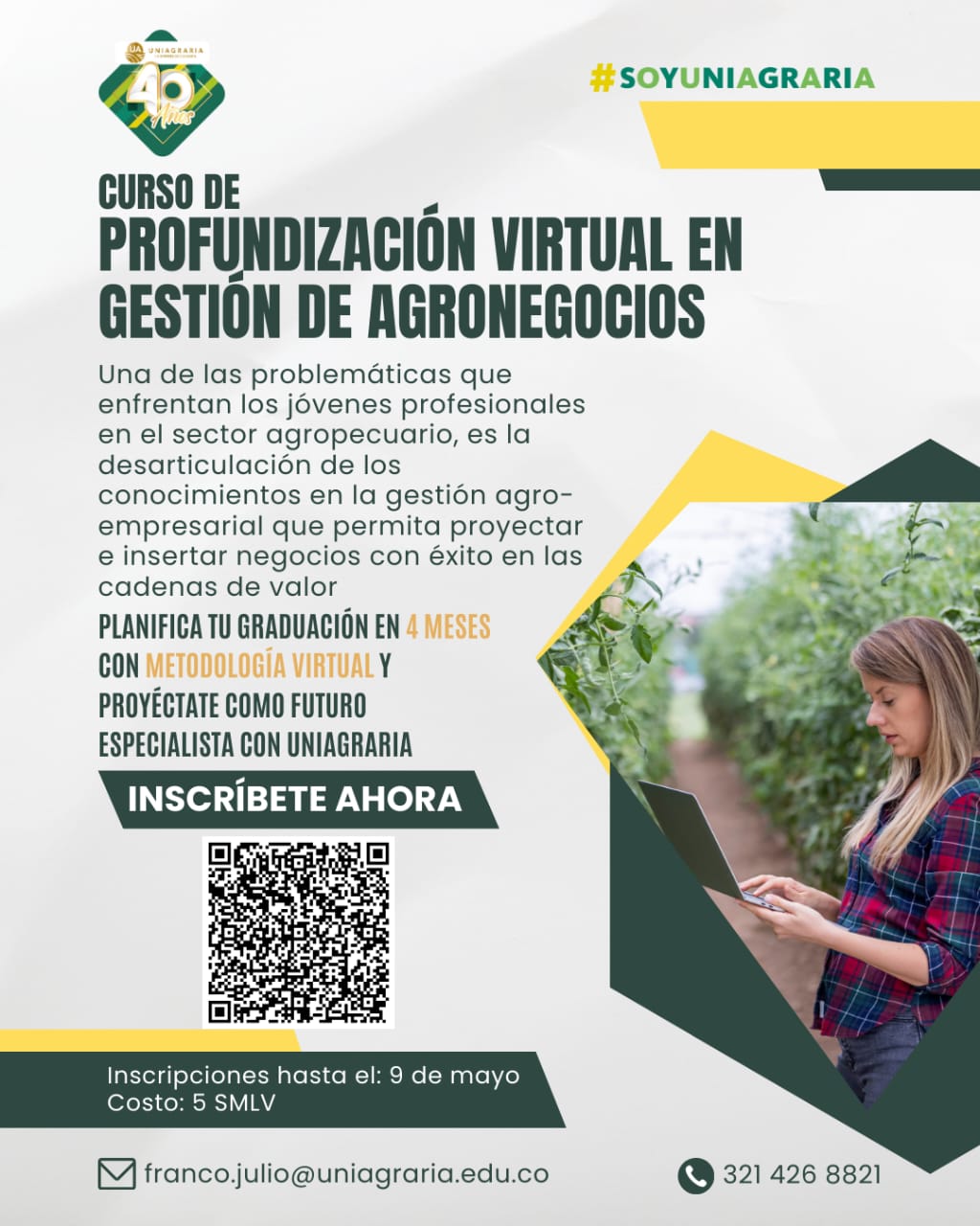 Curso de profundización virtual en gestión de Agronegocios