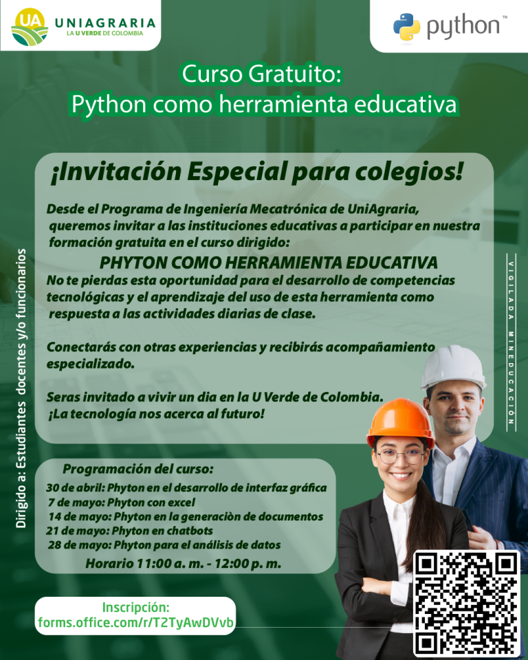 Curso gratuito – Python como herramienta educativa