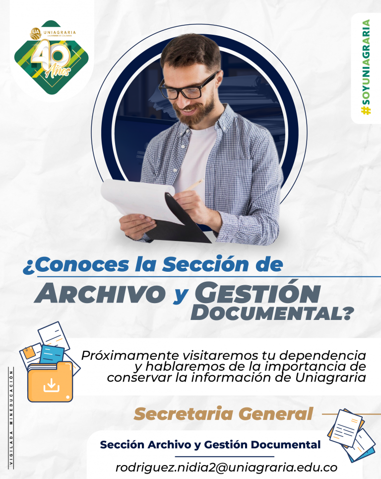 ¿Conoce la sección de archivo y la gestión documental?