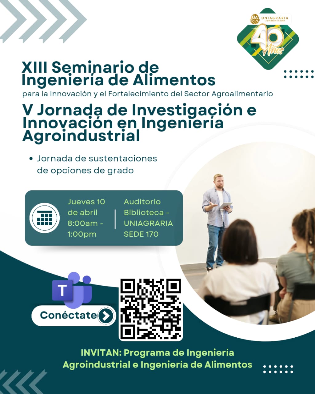 XIII Seminario de Ingeniería de Alimentos y V Jornada de Investigación e innovación en Ingeniería Agroindustrial