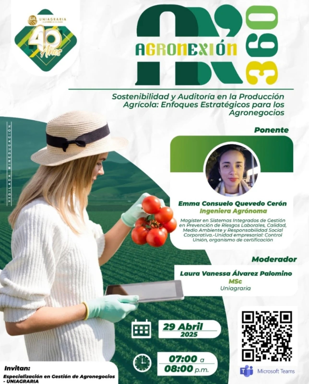 Sostenibilidad y Auditoria en la producción Agrícola: Enfoques estratégicas para los Agronegocios