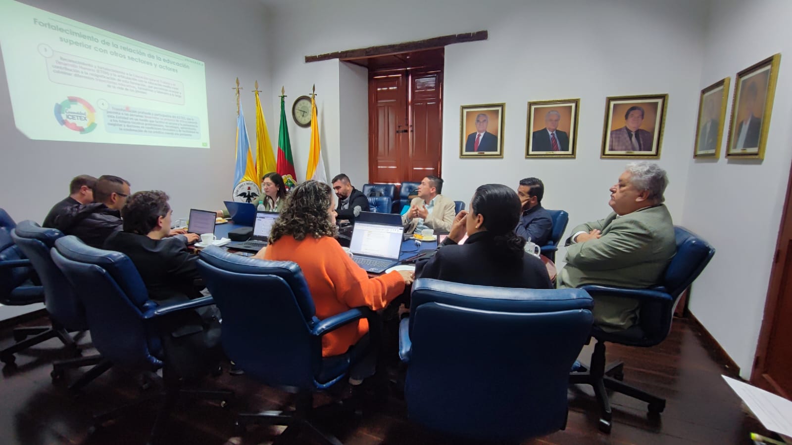 Visita del rector a la sede de Facatativá fortalece el trabajo articulado en torno a los pilares misionales de UNIAGRARIA