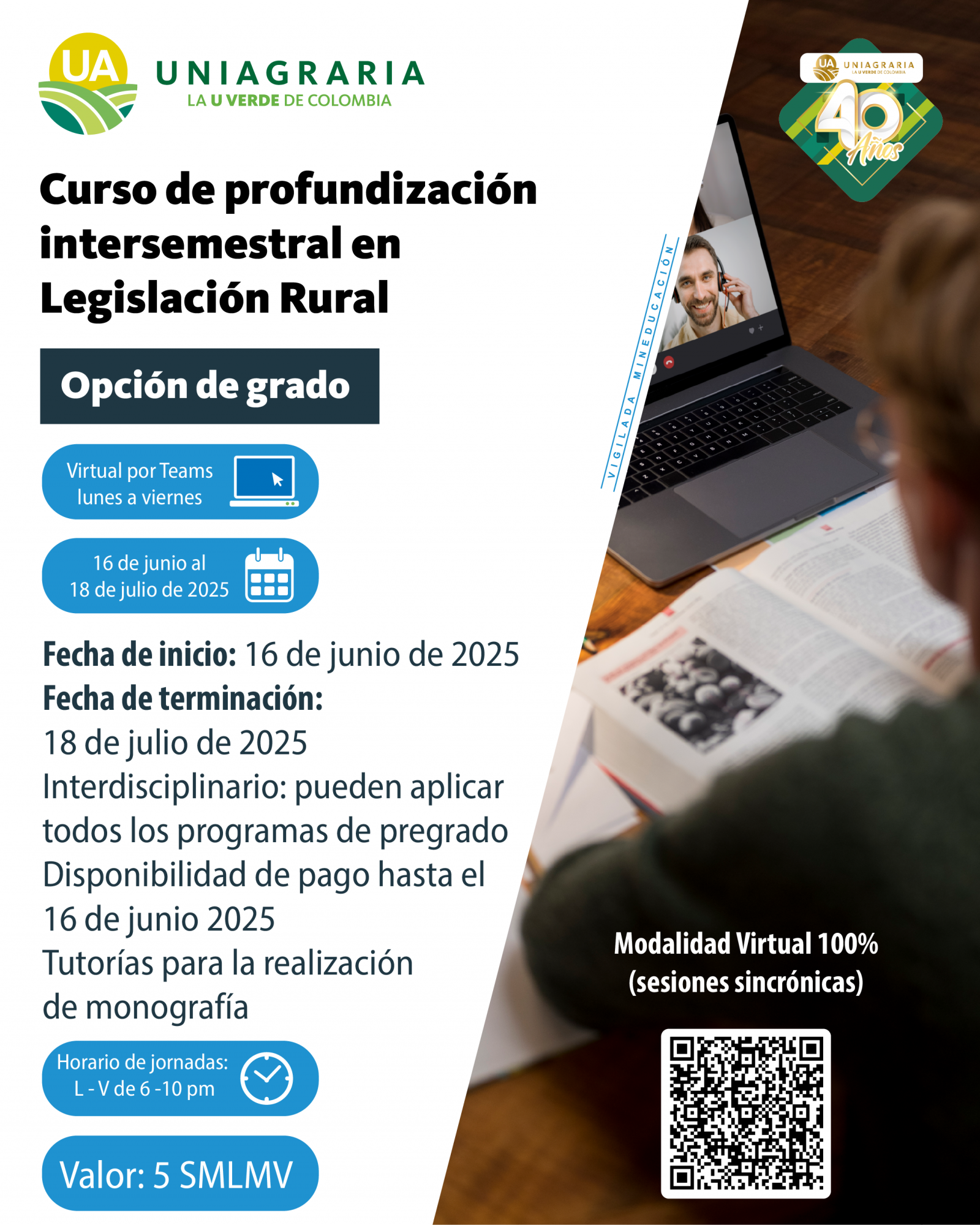 Curso de profundización intersemestral Legislación Rural