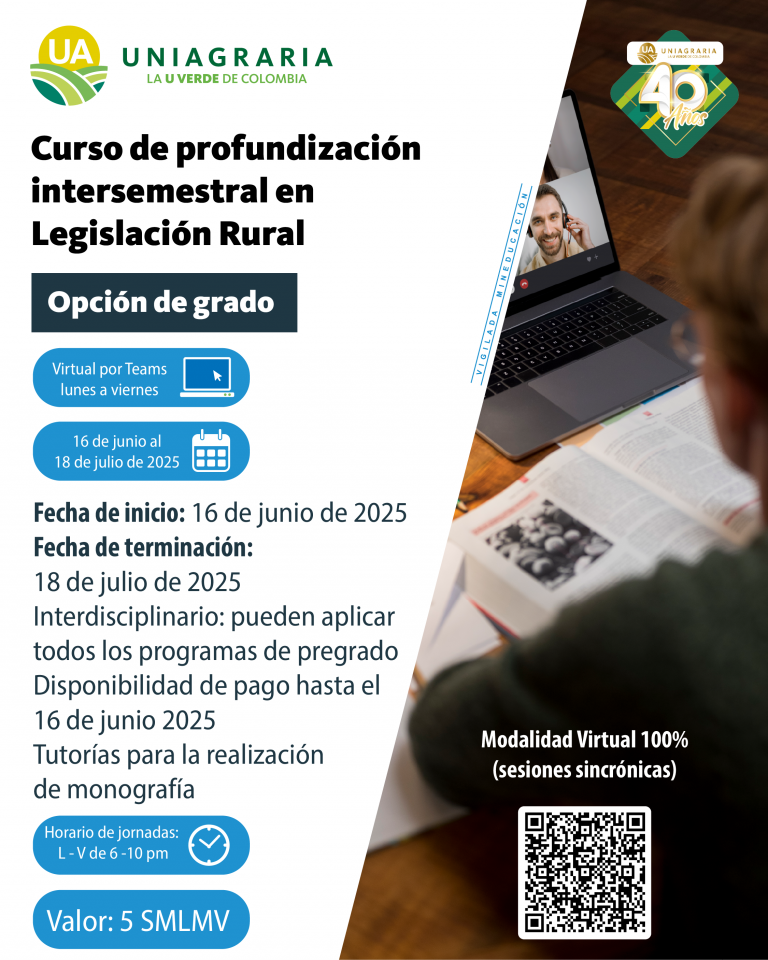 Curso de profundización intersemestral Legislación Rural