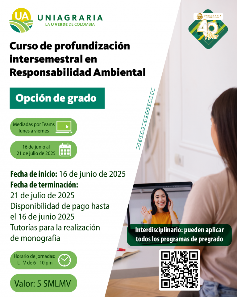 Curso de profundización intersemestral en Responsabilidad Ambiental