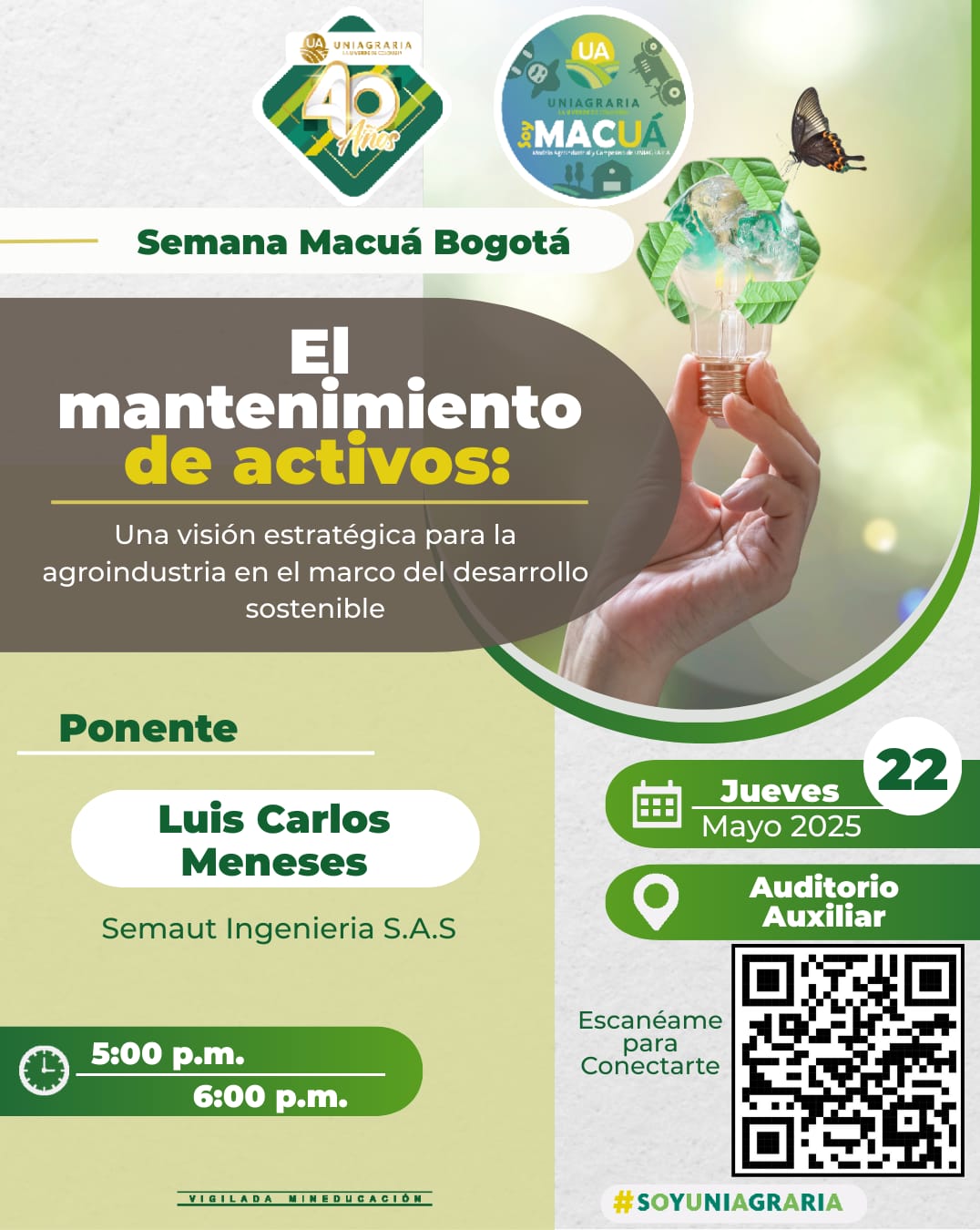 Semana Macuá Bogotá – El mantenimiento de activos