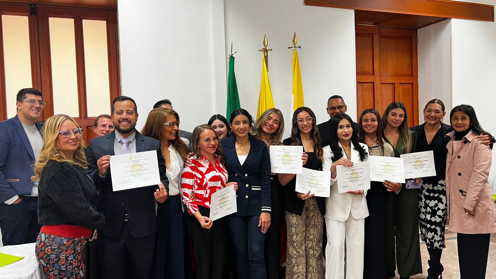 UNIAGRARIA celebra la graduación de 12 nuevos Conciliadores en Derecho en la sede de Facatativá
