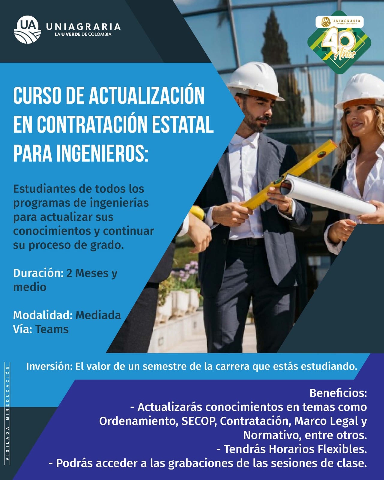 Curso de Profundización o Actualización en Contratación Estatal para Ingenieros
