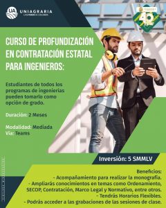 Curso de Profundización o Actualización en Contratación Estatal para Ingenieros