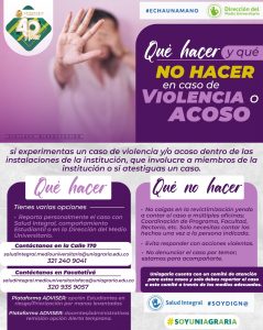 Qué hacer y qué no hacer en caso de violencia o acoso