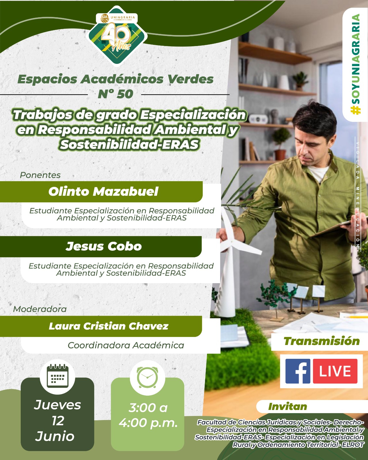 Espacios Académicos Verdes No. 50 Trabajo de grado Especialización ERAS
