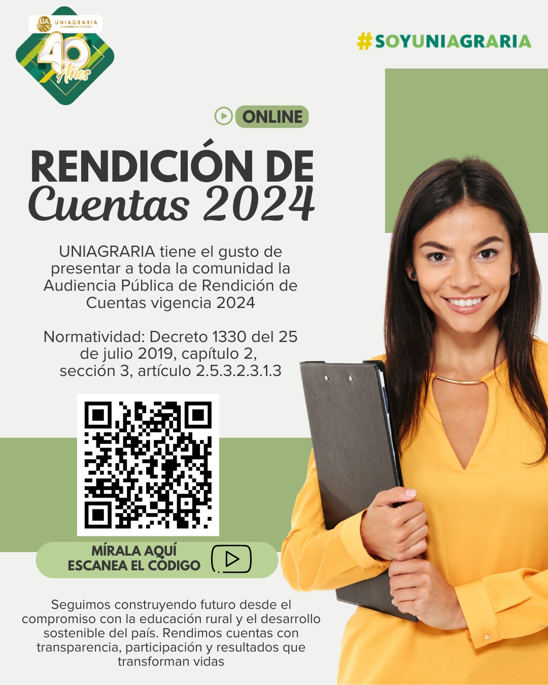 Grabación Rendición de cuentas 2024