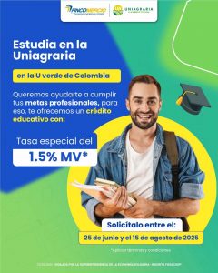 Estudia en UNIAGRARIA con Fincomercio