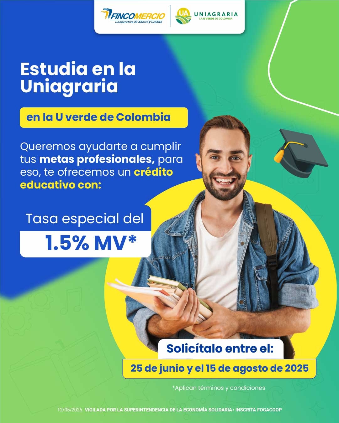 Estudia en UNIAGRARIA con Fincomercio