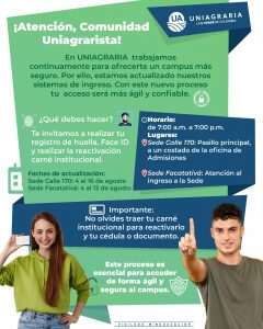 Actualización de sistema de ingreso al campus