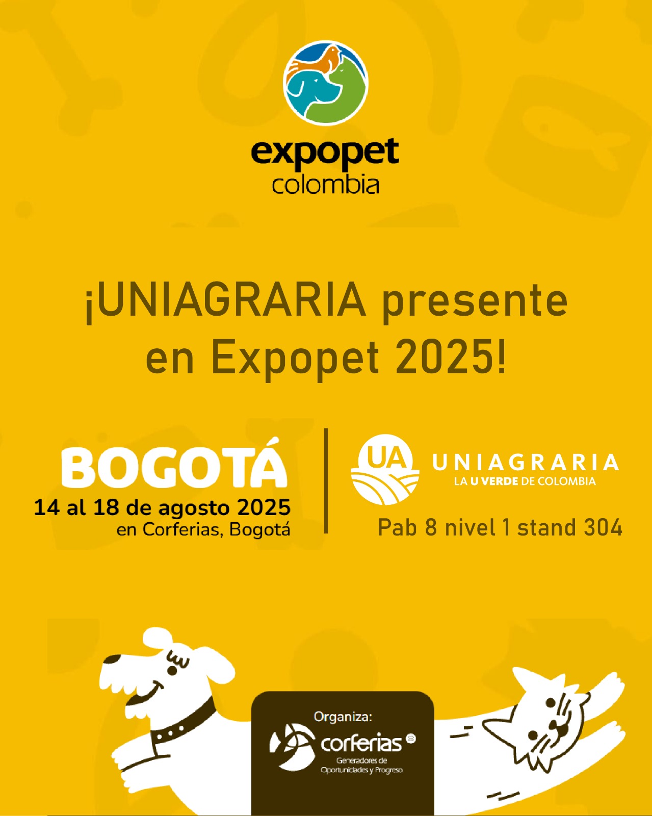 ¡UNIAGRARIA presente en Expopet 2025!
