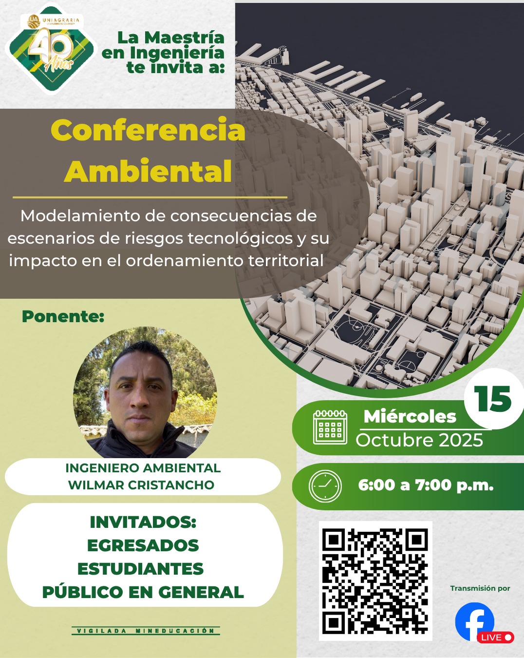 Conferencia Ambiental – Modelamiento de consecuencias de escenarios de riesgos tecnológicos y su impacto