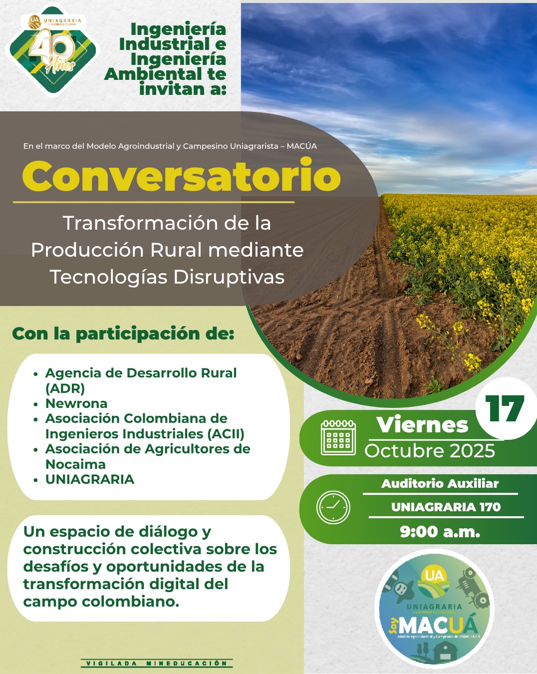 Conferencia Ambiental – Modelamiento de consecuencias de escenarios de riesgos tecnológicos y su impacto