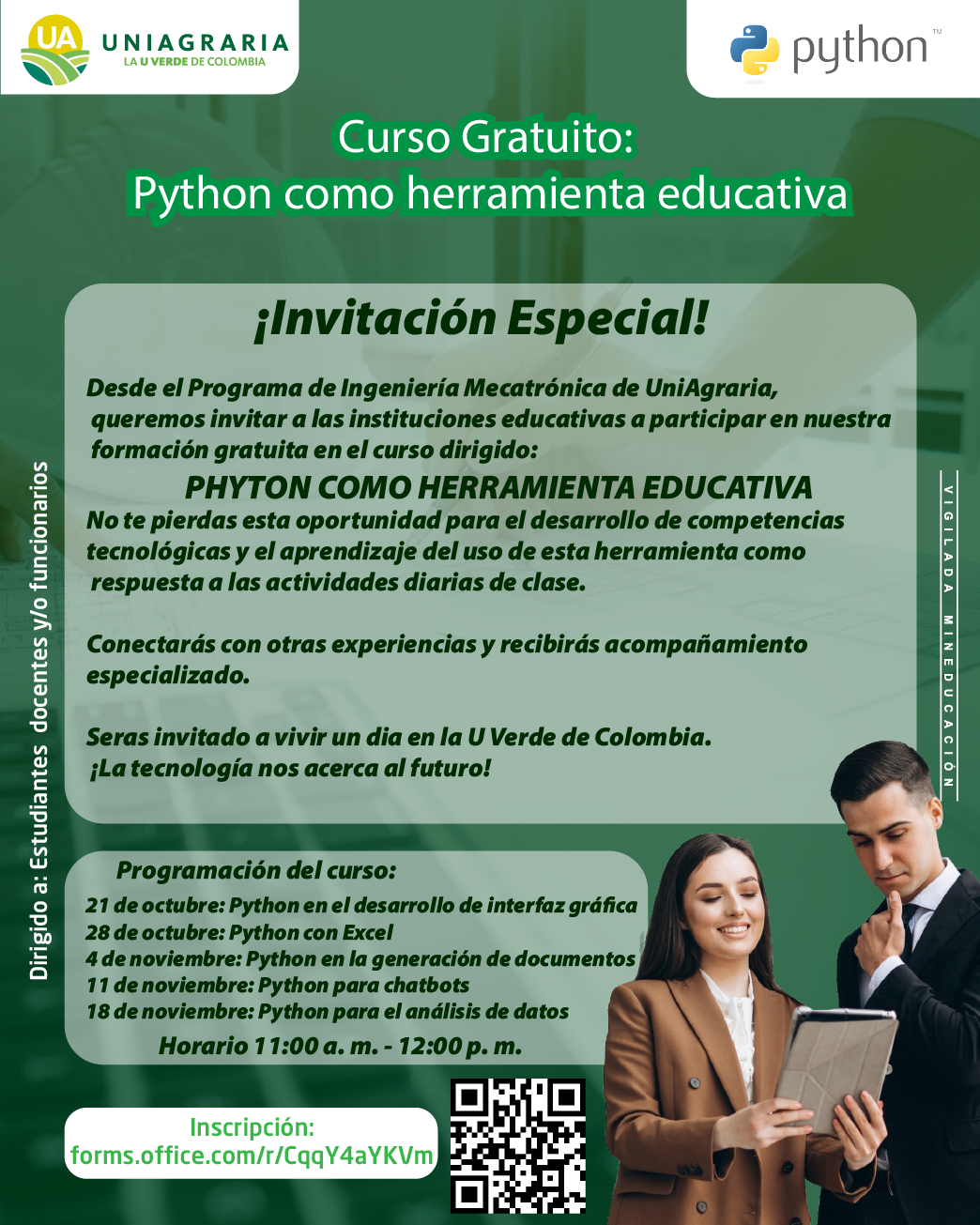 Curso gratuito Python como herramienta educativa