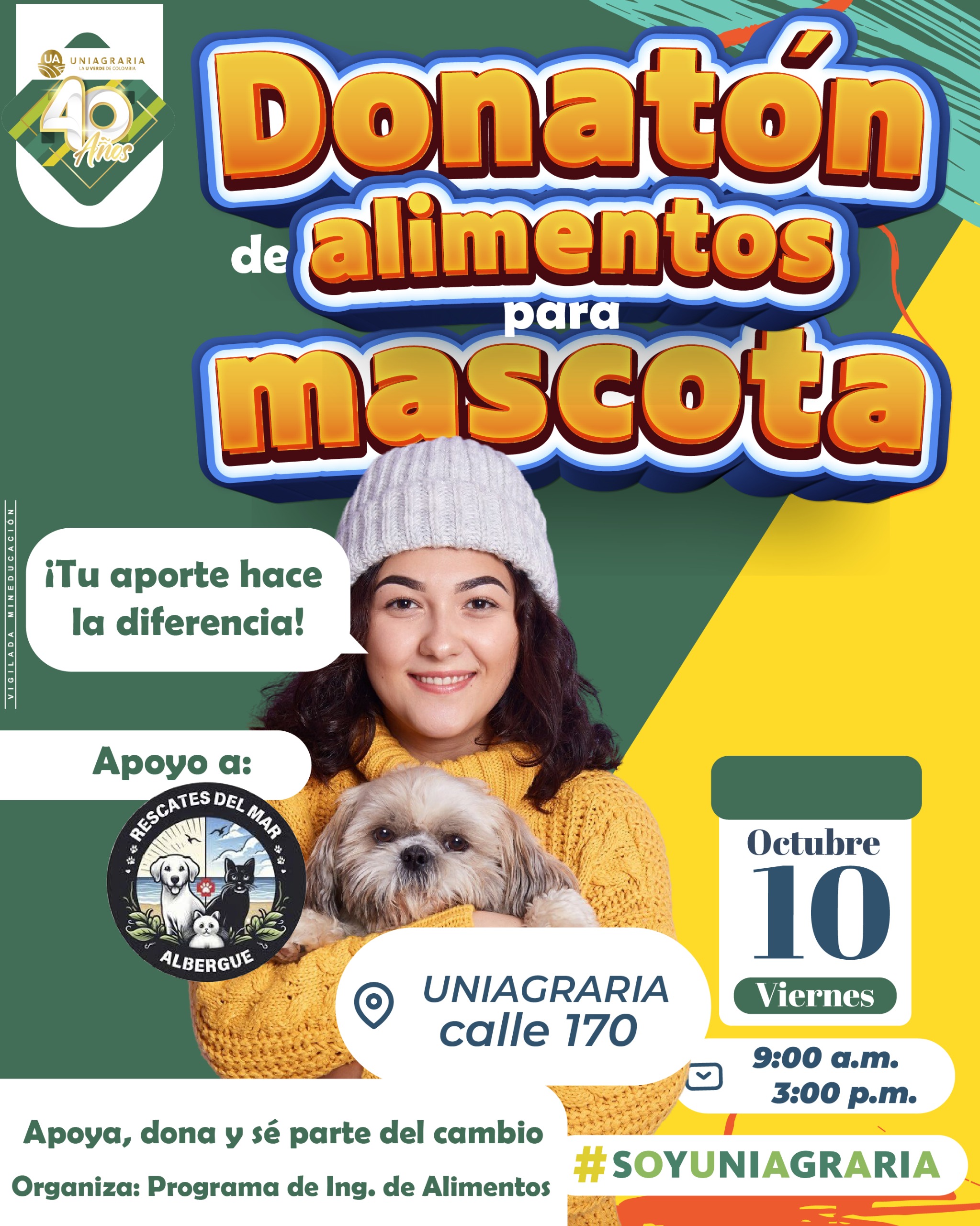 Donatón de alimentos para mascota