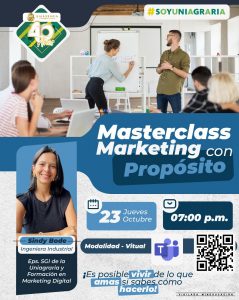 Masterclasss Marketing con propósito