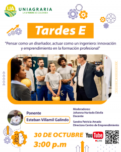 Tardes E – Pensar como un diseñador, actual como un ingeniero