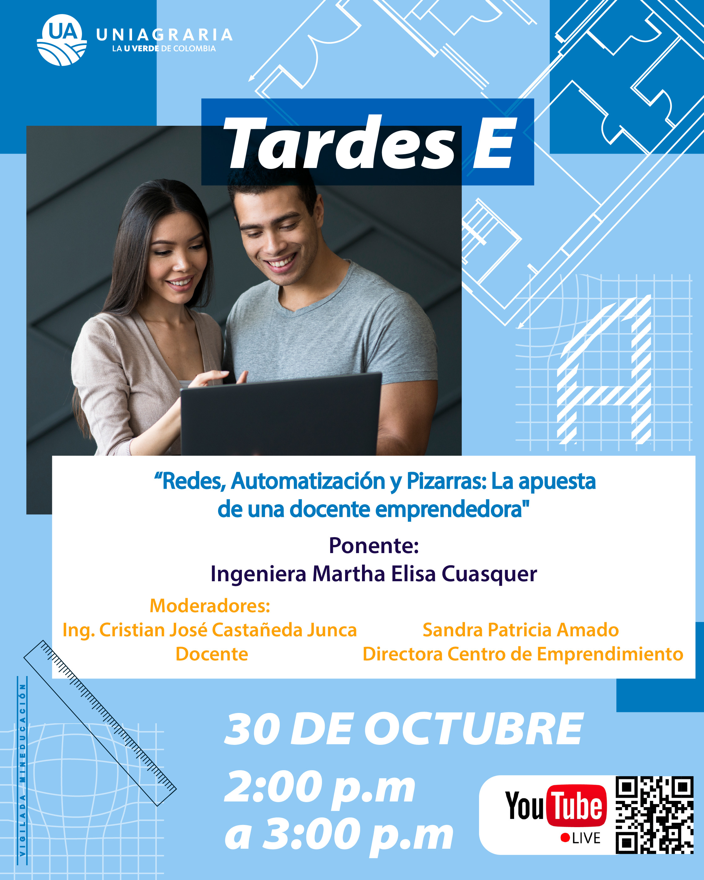 Tardes E – Redes, Automatización y pizarras la apuesta de un docente emprendedora