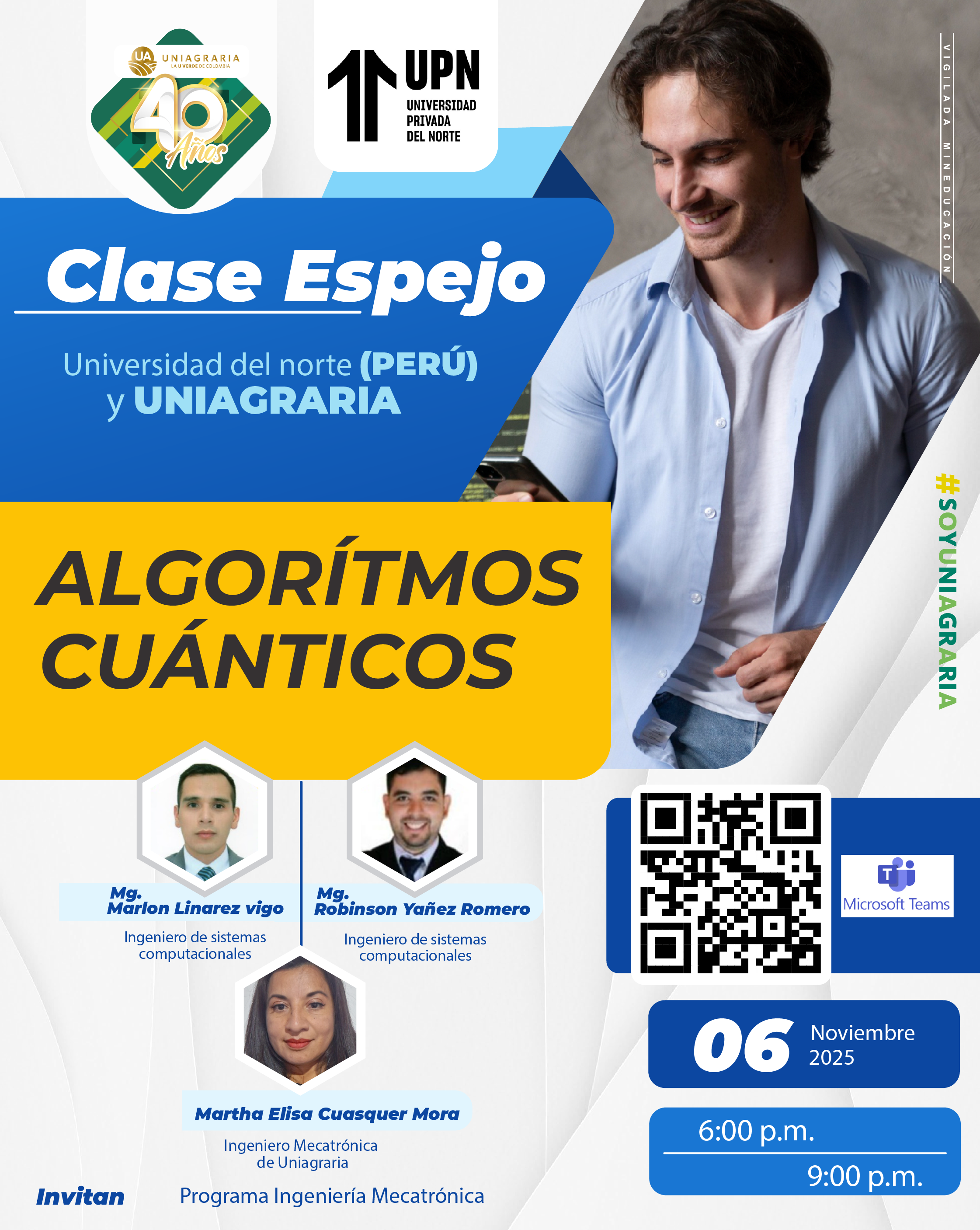 Clase espejo con la Universidad del Norte de PERÚ