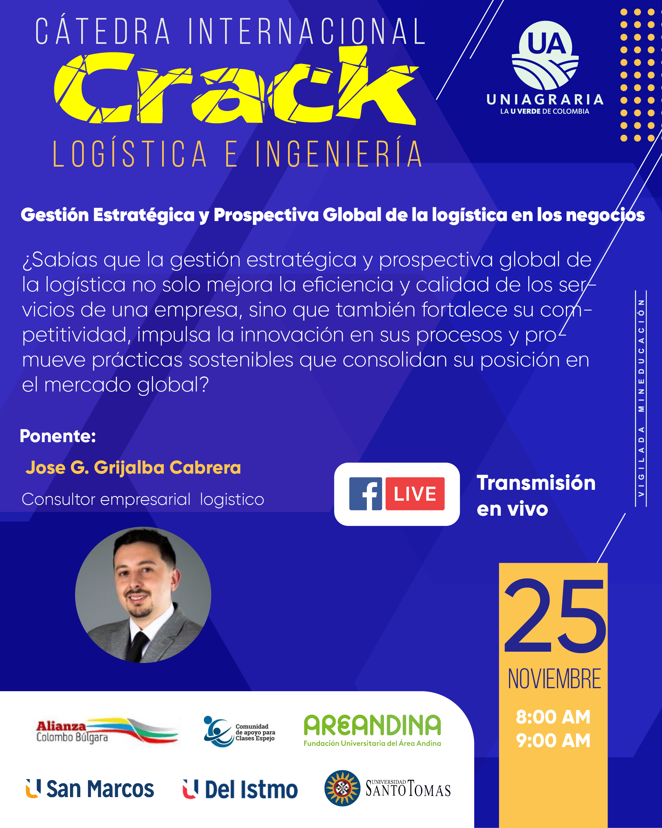 Cátedra internacional logística e ingeniería – Gestión estratégica y prospectiva global