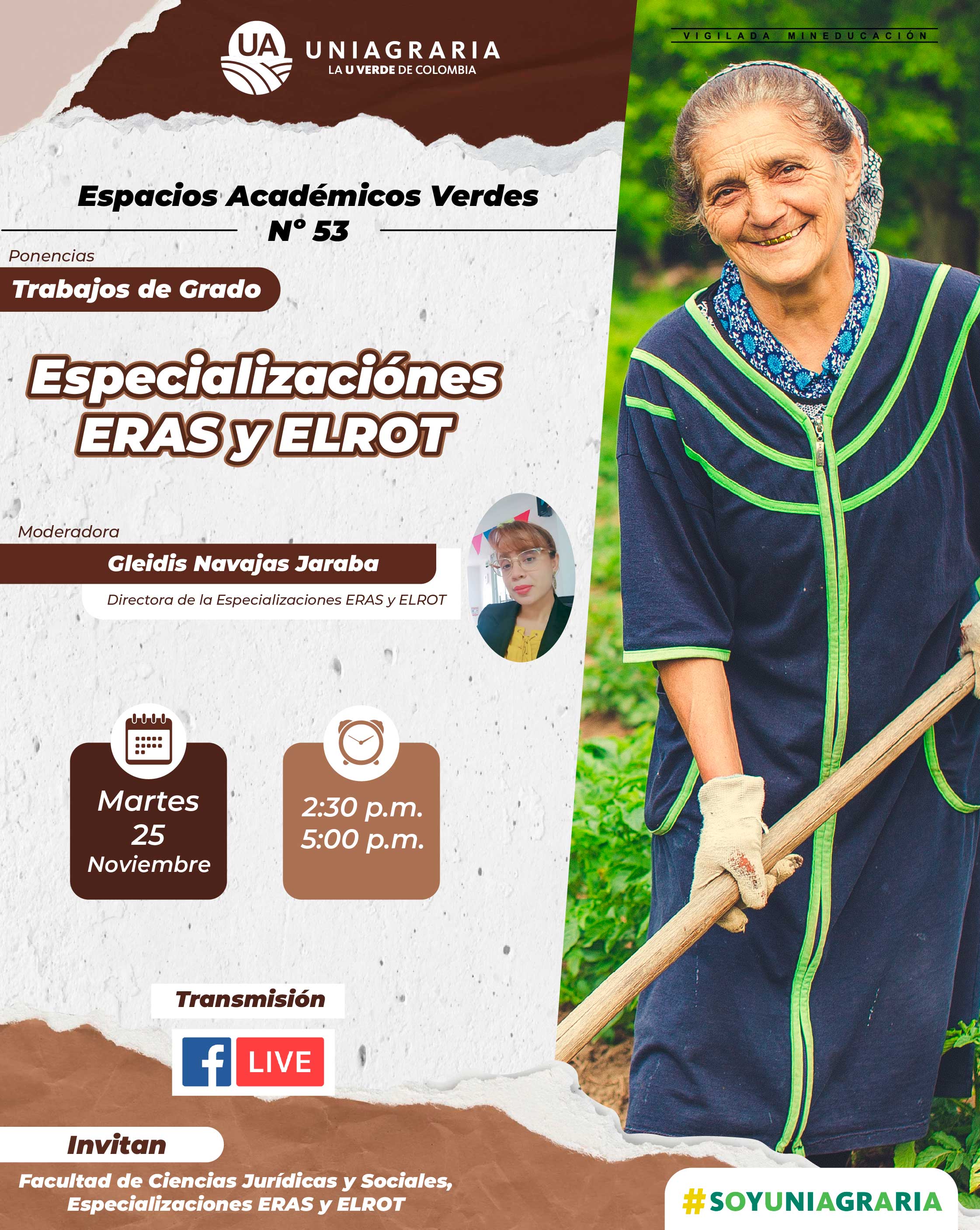 Espacios Académicos Verdes No 53 – Trabajos de grado Especializaciones ERAS y ELROT